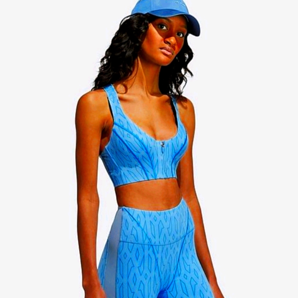 NWT Ivy Park MEDIUM SUPPORT Monogram Cutout Bra XL